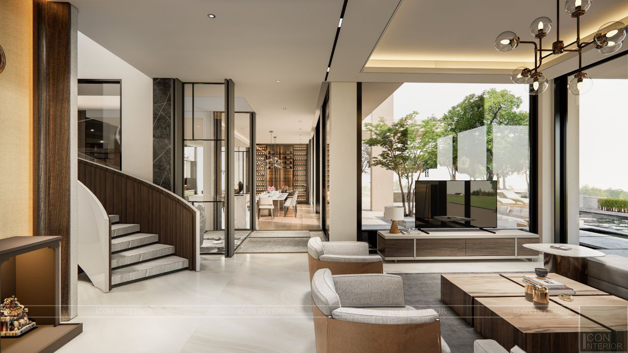 Thiết kế nội thất villa Bình Dương 1500m2 Ms. Nhi